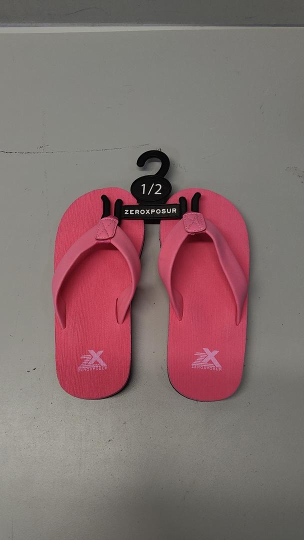 Kids Flip Flop Pink Zeroxposur 1/2
