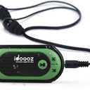 idoooz Waterproof MP3 Player, IPX8 Swimming Music Player with Clip, Underwater Music Player with Headphones for Swimming, Running Jogging (Includes Underwater Headphones) Green