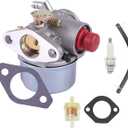 Cnfaner 640025 640025A Carburetor for Tecumseh OH195EA TVM195 OHH45 OHH50 OHH55 OHH60 OHH65 5.5HP 6HP OHH OHV Series Engines 640004 640014 640025B 640117B Lawn Mower