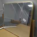 30"x36" Bathroom Mirror for Over Sink, Brushed Gold Rectangle Vanity Mirror
Aluminum Alloy Frame, Clear Reflection, Rust-Resistant, Vertical or Horizontal, Wall Mount, Bedroom and Entryway