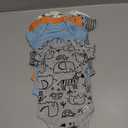 Gerber Baby 7-Pack Short Sleeve Onesies Bodysuits, Jungle Blue, Newborn, 0M