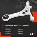 A-Premium Front Left Lower Control Arm, with Bushing Compatible with Subaru