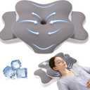 Sleep Apnea Pillow for Side Sleepers, Cervical Neck Pillow for Neck Pain Relief, Ergonomic Contour Memory Foam Pillow with Cooling Washable Cover for Back, Side & Stomach Sleepers