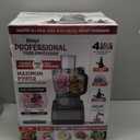 Ninja Food Processor, Professional Plus, 1000 Peak Watts, 4 Functions for Chopping, Slicing, Purees & Dough with 9-Cup Processor Bowl, 3 Blades, Food Chute & Pusher, Silver, BN601