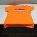 Detroit Vintage 80s Retro Style Orange T-Shirt (Small)