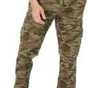 Amazon Essentials Men's Slim-Fit Stretch Cargo Pant (36W x 29L, Green Camo)