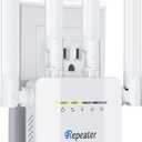 2026 New WiFi Extender Signal Booster for Home, 15715sq.ft Long Range WiFi Repeater Wireless Routers Signal Amplifier, Mesh WiFi 15X Faster Access Point with Ethernet Port, Easy Setup, 5 Working Mode