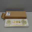 Metal Gold Taper Candle Holder for Wedding, Dinning, Party, Fits 3/4 inch Thick Candle&Led Candles (Set of 6 Pcs)