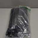 Homiest Decorative Knitted Throw with Fringe, Lightweight Acrylic Knit, Soft Tassel for Couch, Sofa, Bed (Black, 50 x 60 Inch)