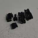 Hot Roller Clips Hair Curler Claw Clips Replacement for Women Girls Hair Section Styling (12 Pieces, Black)