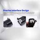 2 x Fuel Injector Connectors Adapter Plug Compatible with LS1 to LS2/LS3 Injector Swaps EV1 to EV6 & EV14 0280158117 0280158298, Chevy, Ford, Mustangs, Dodges, and many other vehicles.