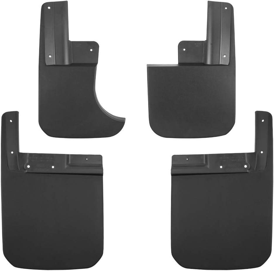Tecoom Mud Flaps Splash Guards Compatible with Jeep Gladiator 2020-2023 2024 Heavy Duty Mud Guards Front and Rear Black Set of 4 ABS MoldedNot for Rubicon