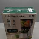Juicer Machines, 3-in-1 Cold Press Juicer, Bright White
