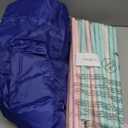 Monobeach Mermaid Princess Tent Girls Blue Large Playhouse Kids Castle Play Tent with Star Lights Gift Toy for Children Indoor and Outdoor Games