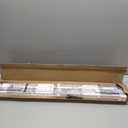 LazBlinds No Tools No Drill 1" Vinyl Mini Blinds, Cordless Blinds for Windows, Light Filtering Horizontal Window Blinds & Shades, 31" W x 48" H, White