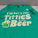 Titties and Beer Funny St Patricks Day 2020 T-Shirt, Size 3XL