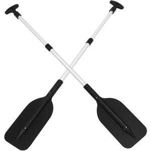 BESPORTBLE Telescopic Kayak Paddle: 2 Pack 22-41inch Aluminum Alloy Boat Oars Collapsible Paddle for Boat Kayaking Rafting Canoe Outdoor Kayak Water Sports