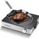 Single Infrared Burner, 1800w electric stove, compact size portable electric stove, burners for cooking, hot plates for cooking, portable cooktop, hot plates for countertop