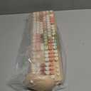 FD Wireless Keyboard and Mouse Combo | Cute Colorful Keyboard and Mouse with 2.4GHz Cordless Retro Typewriter Keyboard | Auto-Sleep | USB Receiver for Windows PC/Laptop - Creamy Colorful