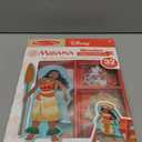 Melissa & Doug Disney Princess Moana Magnetic Dress-Up Wooden Doll Pretend Play Set (30+ pcs)