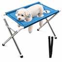 HALOSNOW 8-Hole Foldable Pet Grooming Hammock Stand for Small Dogs and Cats