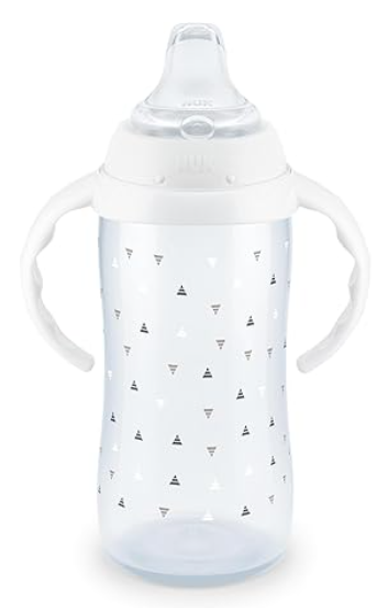 NUK Learner Cup 6+ Months Timeless Collection10 Oz BPA Free Spill Proof Sippy Cup 2 Count (Pack of 1)