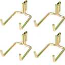 4 Pack E Track Accessories J Hooks for Cargo Van Enclosed Trailer and Semi Trucks Tie Down Rail Kit System Hang Tools