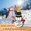 7 x Naughty Christmas Ornaments 2025 - Inappropriate Christmas Ornaments Gag Gifts Funny Adult Exchange Ideas, Adult Ornament for Hanging Decor, Wooden Ornament for Xmas Tree Decor