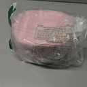 Cosmetic Case, Leather Makeup Bag, Portable Handheld Makeup Case, Detachable Compartments (Pink)