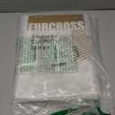 EurCross EVA Clear Shower Curtain or Liner 72 x 72 inches,Transparent Heavy Duty Clear Design Shower Liner with Geometric 3D Pattern,Waterproof Shower Curtains for Bathroom with 3 Weighted Magnets