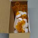 50 Set Nursing Graduation Party Supplies 50 Empty Pill Bottles with Caps 8 Dram Plastic Medicine Containers with 50 Sticky Label Pill Vial for Nurse Party Favors Serve