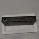 USB C Laptop Docking Station Dual Monitor, 15 in 1 Multiport Adapter with 4K Triple Display Compatible for MacBook/Dell/HP/Lenovo (2 HDMI, DP, VGA, USB Ports, RJ45, SD/TF, Mic/Audio, PD) Dark Black