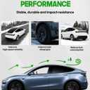 ABS Spoiler for Tesla Model Y Juniper 2025 2026 Carbon Fiber, Juniper Matte Carbon Fiber Look Trunk Lip Wing, Rear Lip Spoiler Sporty Appearance & Aerodynamic Performance, Easy Installation
