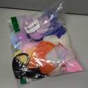 16 Pcs 4.5 Organza Lace Bow for Baby Girls Headbands Mesh Glitter Hair Bows Baby Shower Gifts for Newborn Infant Toddler Girl (Z Multi Colors)