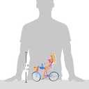 Barbie Doll and Bike Playset with Doll (11.5 in, Blonde), Bicycle with Rolling Wheels & Water Bottle Accessory, Gift for 3 to 7 Year Olds