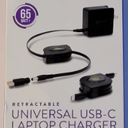 ReTrak Premier Series Retractable Universal Laptop Charger 6.6 Ft
