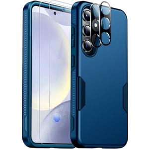 SPIDERCASE Designed for Samsung Galaxy S24 Plus Case, [10 FT Military Grade Drop Protection] Heavy Duty Shockproof Phone Case for Galaxy S24 Plus 2024, Sea Blue