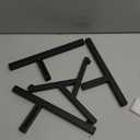 Plant Stand Indoor Adjustable, Metal Modern Indoor Plant Stand, Heavy Duty Plant Stands Outdoor Corner, Stable Plant Holder, Fits 8 to 12 Inches Pots, Black, 1 Pack, Pot & Plant Not Included