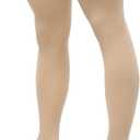 20-30 Compression Socks for Women Men, Thigh High Compression Stockings, Support Hose for Women Compression, Travel Toeless Women's Compression Socks, Light Open Toe Pregnancy Support Socks (XL, SKIN)