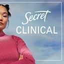 Secret Clinical Strength 100HR Sweat & Odor, Completely Clean Invisbile Solid Antiperspirant Deodorant for Women, 3X Stress Protection with Hyaluronic Acid, PH Balanced, Completely Clean Scent, 2.6 oz