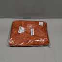 SASTYBALE Rust Christmas Damask Tablecloth 52"x70" Rectangle - Water Resistant Wrinkle Free Polyester for Holiday Dining & Kitchen Tabletop (4-6 Seats) (Fiery Orange)