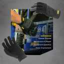 Mechanix Wear FastFit Work Gloves - Anti-Slip & Abrasion Resistant Heavy Duty Gloves - Touchscreen Compatible - Vibration Damping - Multipurpose Use - Large - Black