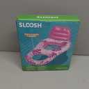 SLOOSH Inflatable Pool Floats Lounger Adult, Pool Float Lounge Raft Floaties Water Floating Recliner Chair with Cup Holders Foot Rest Swimming Floaty