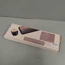 HotFox Wireless Keyboard and Mouse Combo, Full-Size Retro Typewriter Keyboard with Round Keycaps, Ergonomic Design for Windows PC, Home and Office Use -Red