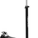 Hover-1 Scout Folding Kick Scooter for Kids with Multicolor Wheel Lights, 4.8 Front Wheels, Rear Foot Brake, and 110 LB Weight Capacity (Black)