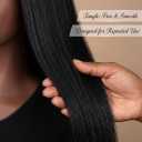 16 Inch 100% Real Hair Mannequin Head Training Head Manikin Cosmetology Doll Head for Hairdresser Practice Braiding Hair Styling with Clamp stand (16 -Inch)