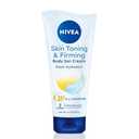 NIVEA Skin Firming & Toning Body Gel Cream with Q10, Hyaluronic Acid and Vitamin C, Clinically Tested Skin Firming & Toning Cream, 72Hour Moisture, 6.7 Oz Tube