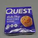 Quest Nutrition Blueberry Muffin, 10g Protein, 3g Net Carb, 2g Sugar, Protein Snack, 4 Count, BBD: 05/29/26