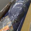 Overmont 2PCS Camping Chair with Canopy Shade Cooler Bag - Oversized Folding Beach Chair with High Back Support Big Cup Holder - Portable Lawn Chair for Outdoor Travel Sports Fishing - Support 330lbs