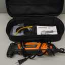 JORGENSEN Oscillating Tool 5Oscillation Angle, 4 Amp Oscillating Multi Tools Saw, 7 Variable Speed with 16-piece Electric Multitool Blades & Carrying Bag - 70800